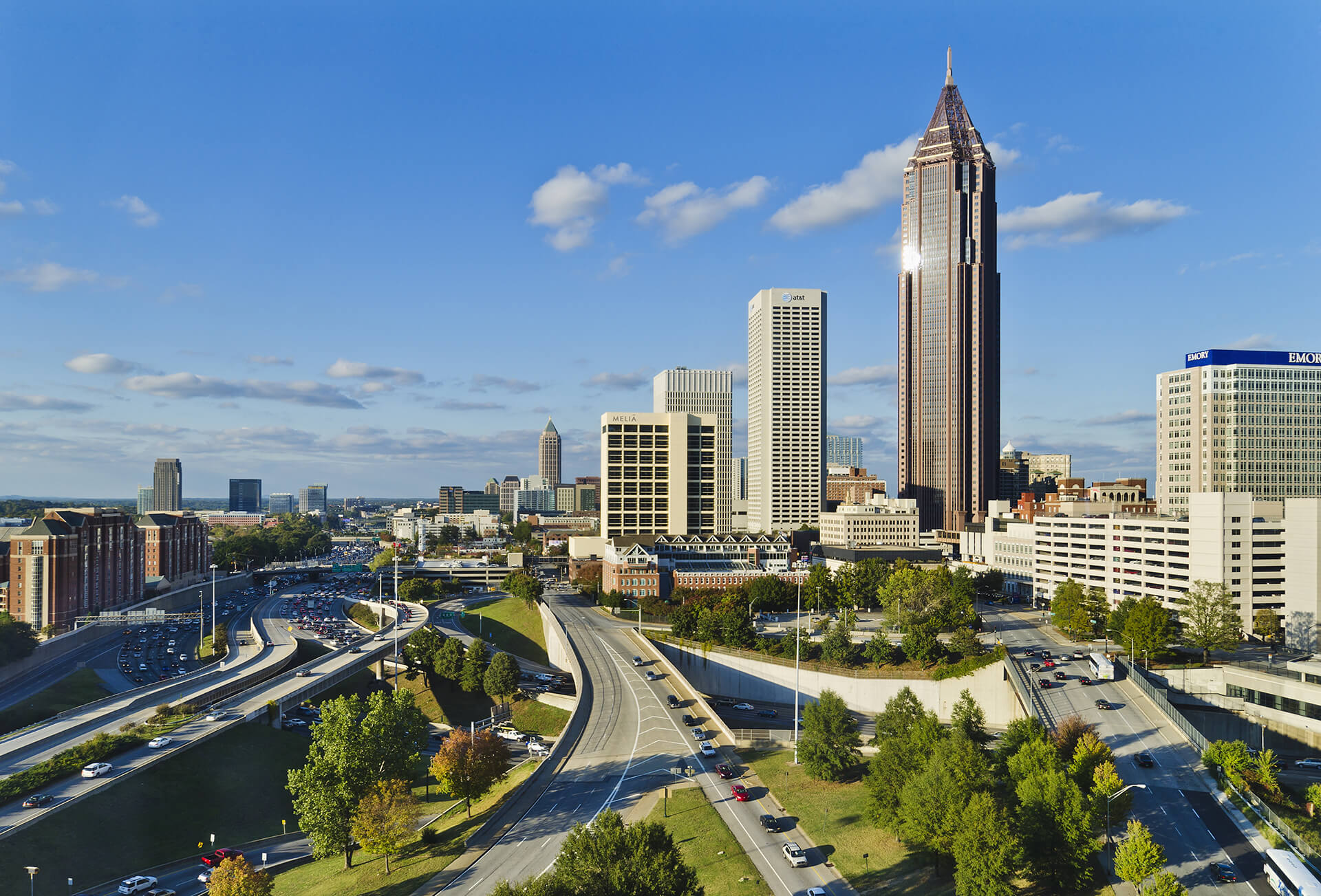 Atlanta Skyline and Interstate